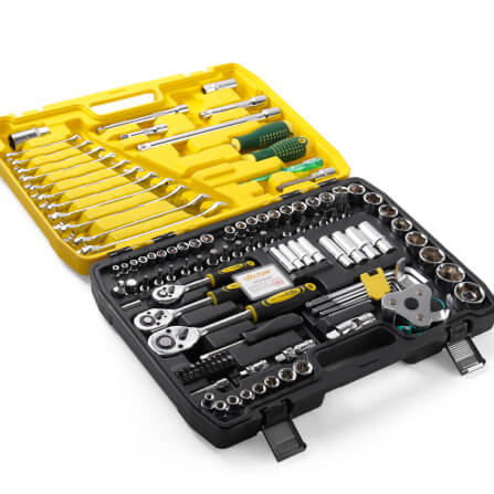 ชุดบ็อกซ์ DELTON รุ่น DKT-121PCS 1/4 , 3/8 , 1/2 นิ้ว แพ็ก 121 ชิ้น_5